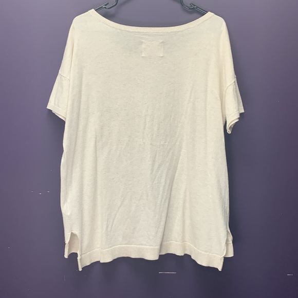 UGG Cream Boxy Short Sleeve Sweater - Picture 5 of 5